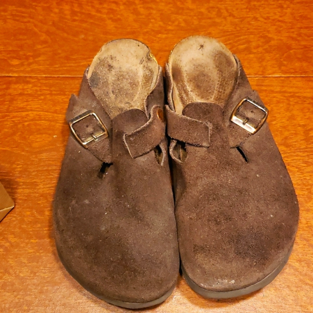 Brown Birkenstock Mules